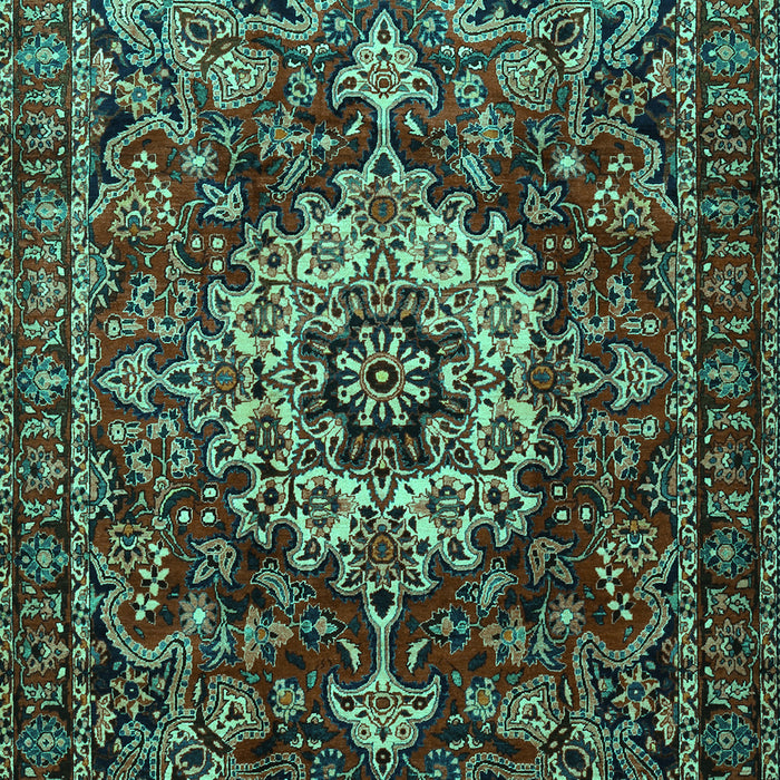 Persian Turquoise Traditional Rug, tr1874turq