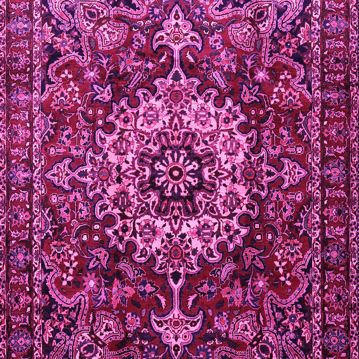 Machine Washable Persian Pink Traditional Rug, wshtr1874pnk