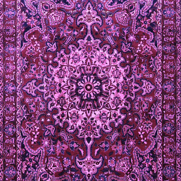 Machine Washable Persian Purple Traditional Area Rugs, wshtr1874pur
