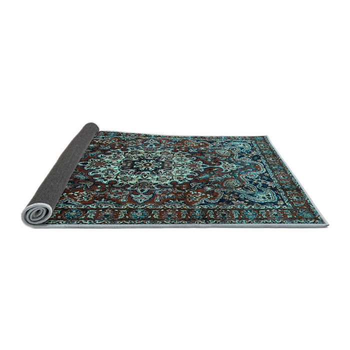 Sideview of Persian Light Blue Traditional Rug, tr1874lblu