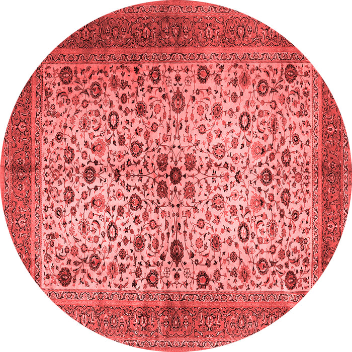 Machine Washable Persian Red Traditional Rug, wshtr1875red