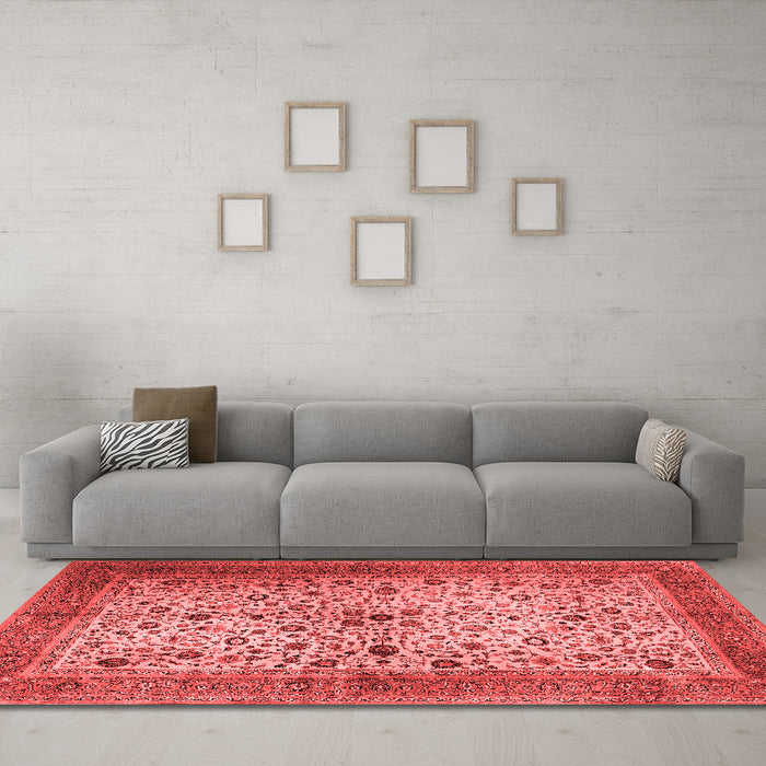Traditional Red Washable Rugs