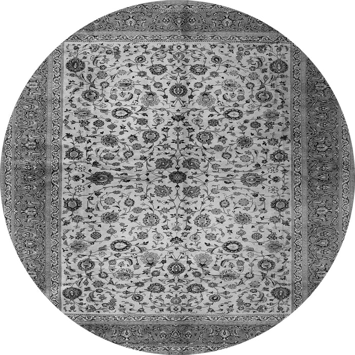 Square Persian Gray Traditional Rug, tr1875gry