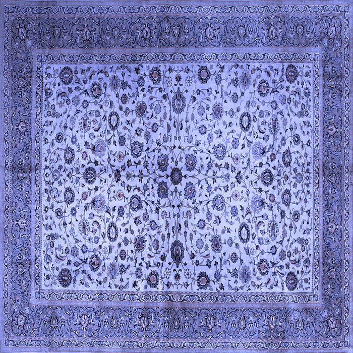 Square Persian Blue Traditional Rug, tr1875blu