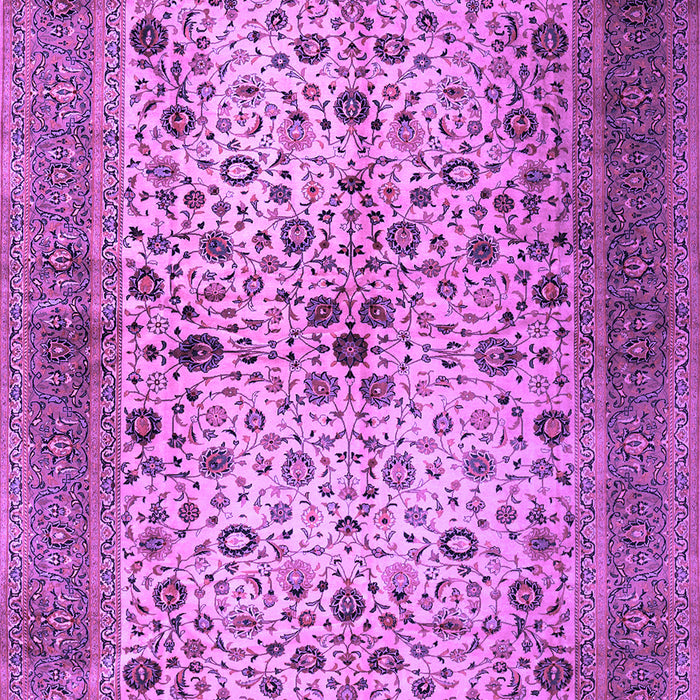 Machine Washable Persian Purple Traditional Area Rugs, wshtr1875pur