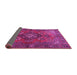 Sideview of Persian Pink Traditional Rug, tr1876pnk