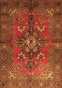 Persian Orange Traditional Rug, tr1876org