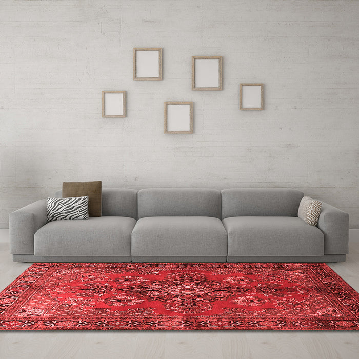 Traditional Red Washable Rugs