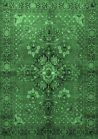 Persian Emerald Green Traditional Rug, tr1876emgrn