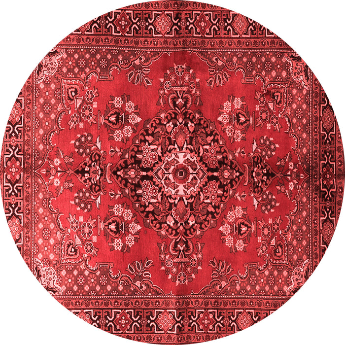 Machine Washable Persian Red Traditional Rug, wshtr1876red