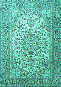 Persian Turquoise Traditional Rug, tr1877turq