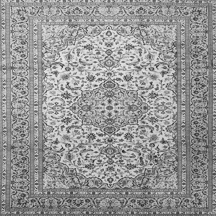 Serging Thickness of Persian Gray Traditional Rug, tr1877gry