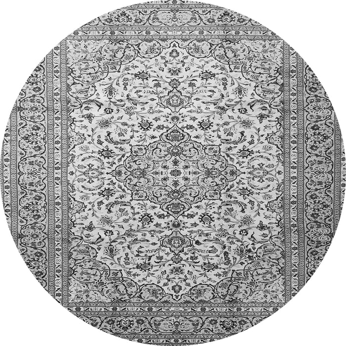 Square Persian Gray Traditional Rug, tr1877gry