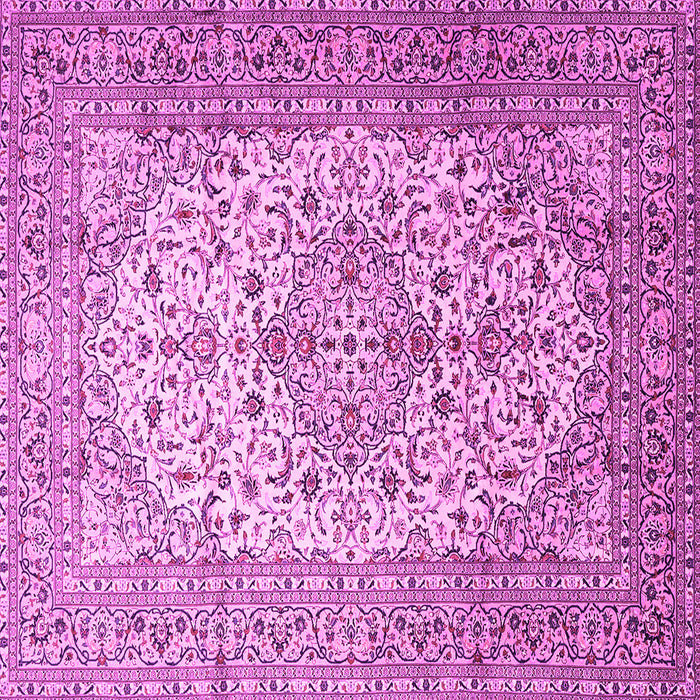 Square Persian Pink Traditional Rug, tr1877pnk