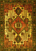 Machine Washable Persian Yellow Traditional Rug, wshtr1878yw