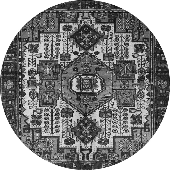 Square Persian Gray Traditional Rug, tr1878gry