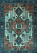 Machine Washable Persian Light Blue Traditional Rug, wshtr1878lblu