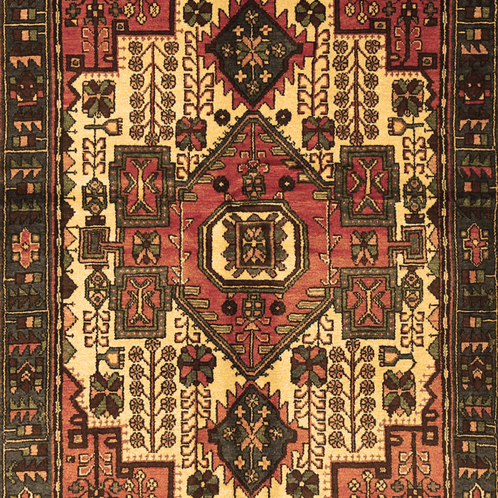 Machine Washable Persian Brown Traditional Rug, wshtr1878brn