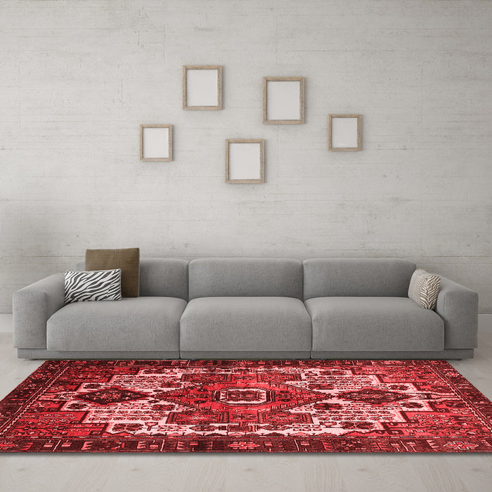 Traditional Red Washable Rugs