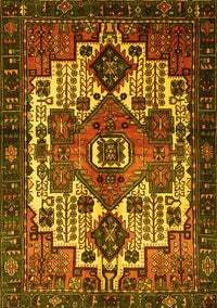 Persian Yellow Traditional Rug, tr1878yw