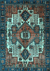 Persian Light Blue Traditional Rug, tr1878lblu