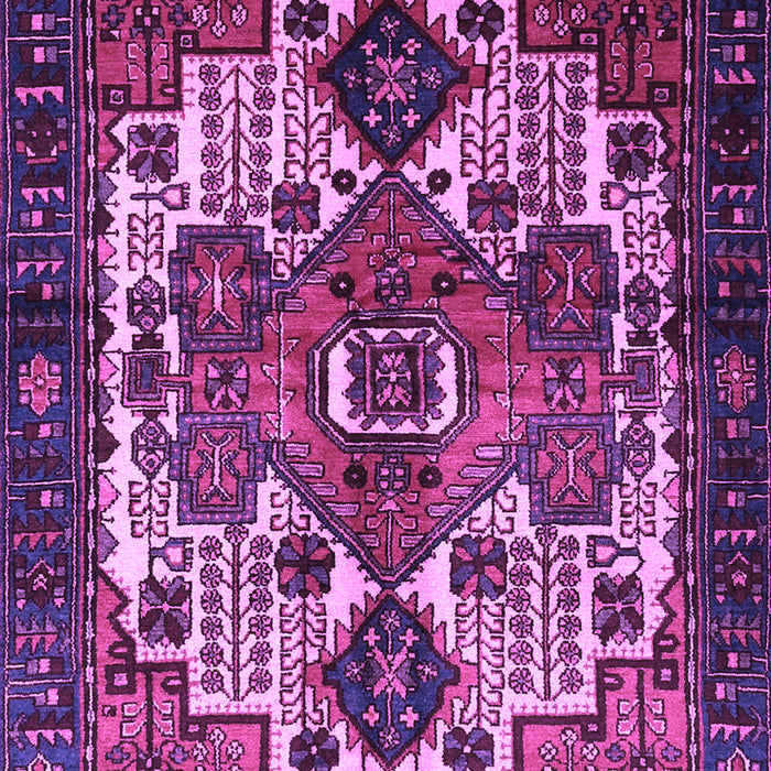 Machine Washable Persian Purple Traditional Area Rugs, wshtr1878pur