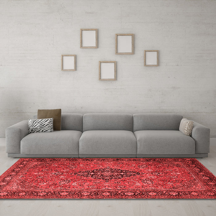 Traditional Red Washable Rugs