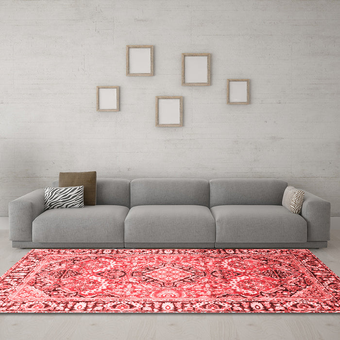 Traditional Red Washable Rugs