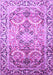 Machine Washable Persian Purple Traditional Area Rugs, wshtr187pur