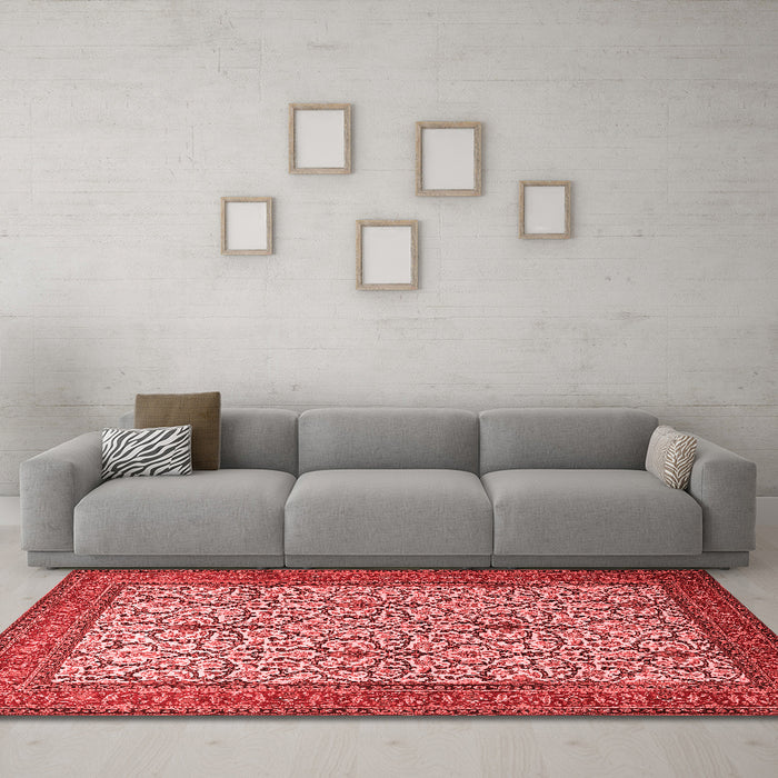 Traditional Red Washable Rugs