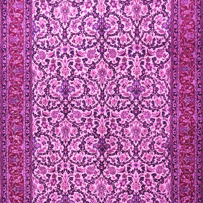 Machine Washable Persian Pink Traditional Rug, wshtr1880pnk
