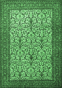 Persian Emerald Green Traditional Rug, tr1880emgrn