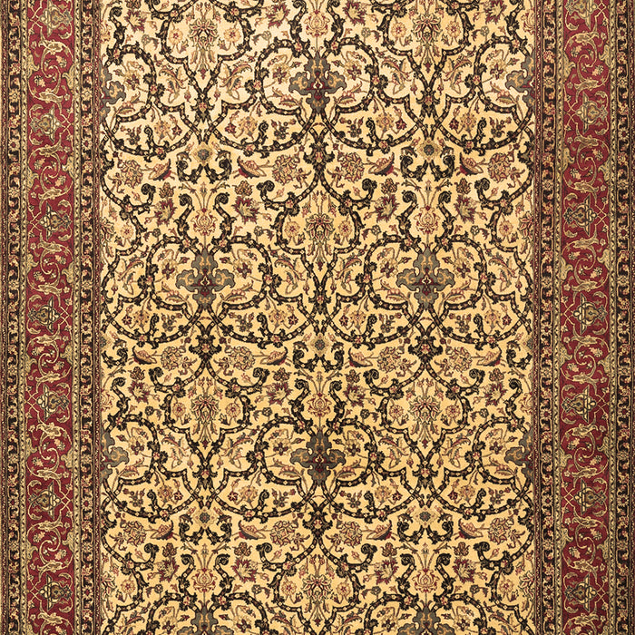 Machine Washable Persian Brown Traditional Rug, wshtr1880brn