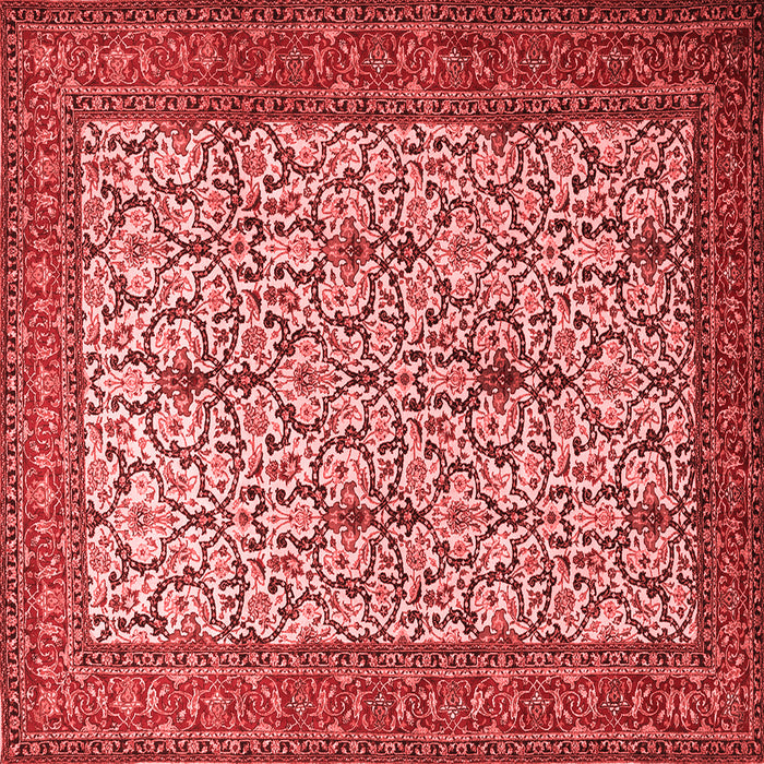 Machine Washable Persian Red Traditional Rug, wshtr1880red