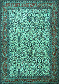 Persian Turquoise Traditional Rug, tr1880turq