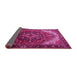 Sideview of Persian Pink Traditional Rug, tr1881pnk