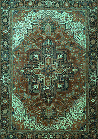 Persian Turquoise Traditional Rug, tr1881turq