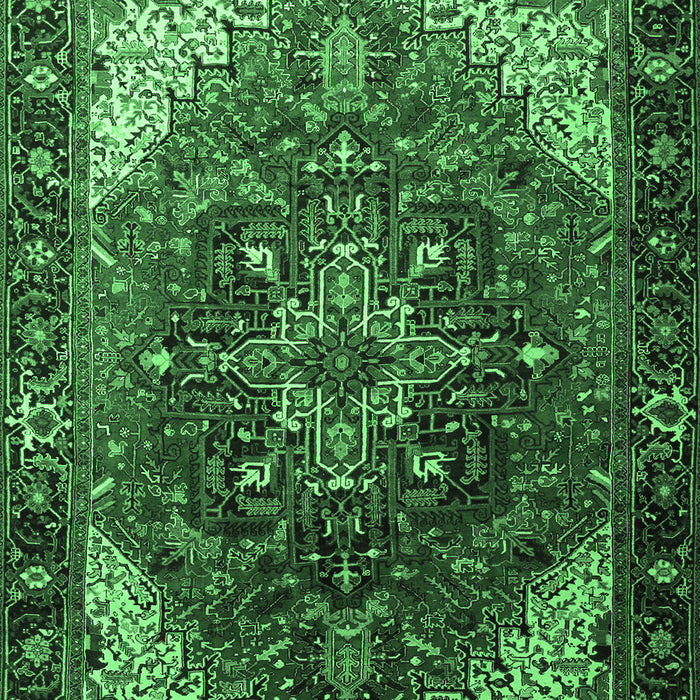 Persian Emerald Green Traditional Rug, tr1881emgrn