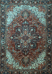 Persian Light Blue Traditional Rug, tr1881lblu