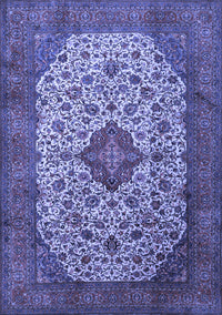 Medallion Blue Traditional Rug, tr1882blu