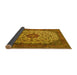 Sideview of Medallion Yellow Traditional Rug, tr1882yw