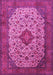 Medallion Pink Traditional Rug, tr1882pnk