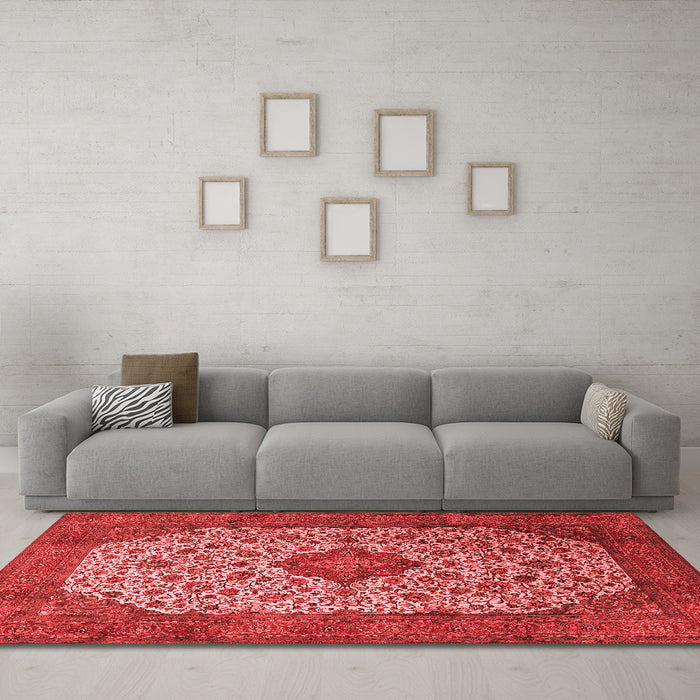 Traditional Red Washable Rugs