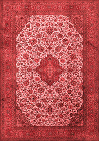 Medallion Red Traditional Rug, tr1882red