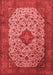 Medallion Red Traditional Area Rugs