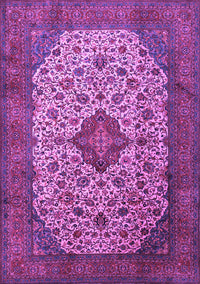 Medallion Purple Traditional Rug, tr1882pur