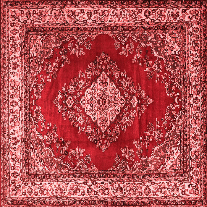 Medallion Red Traditional Rug, tr1883red