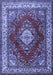 Medallion Blue Traditional Rug, tr1883blu