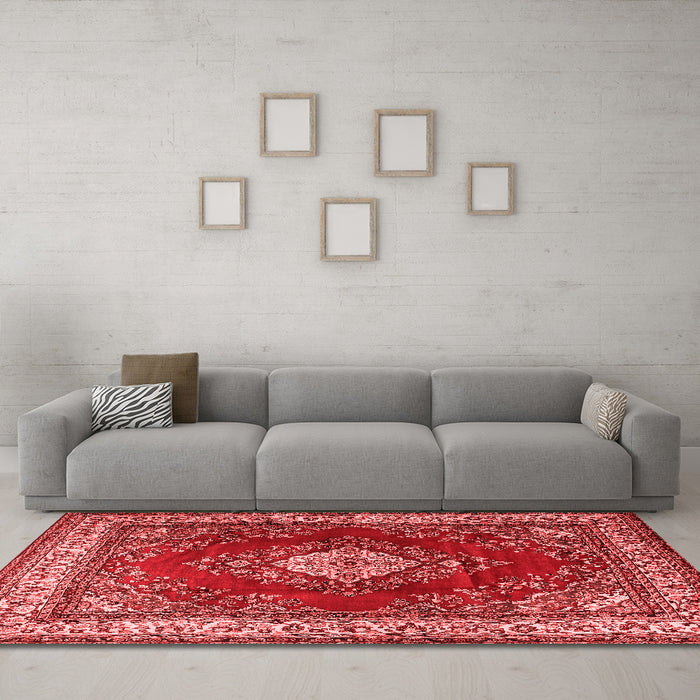 Traditional Red Washable Rugs