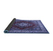 Sideview of Medallion Blue Traditional Rug, tr1883blu